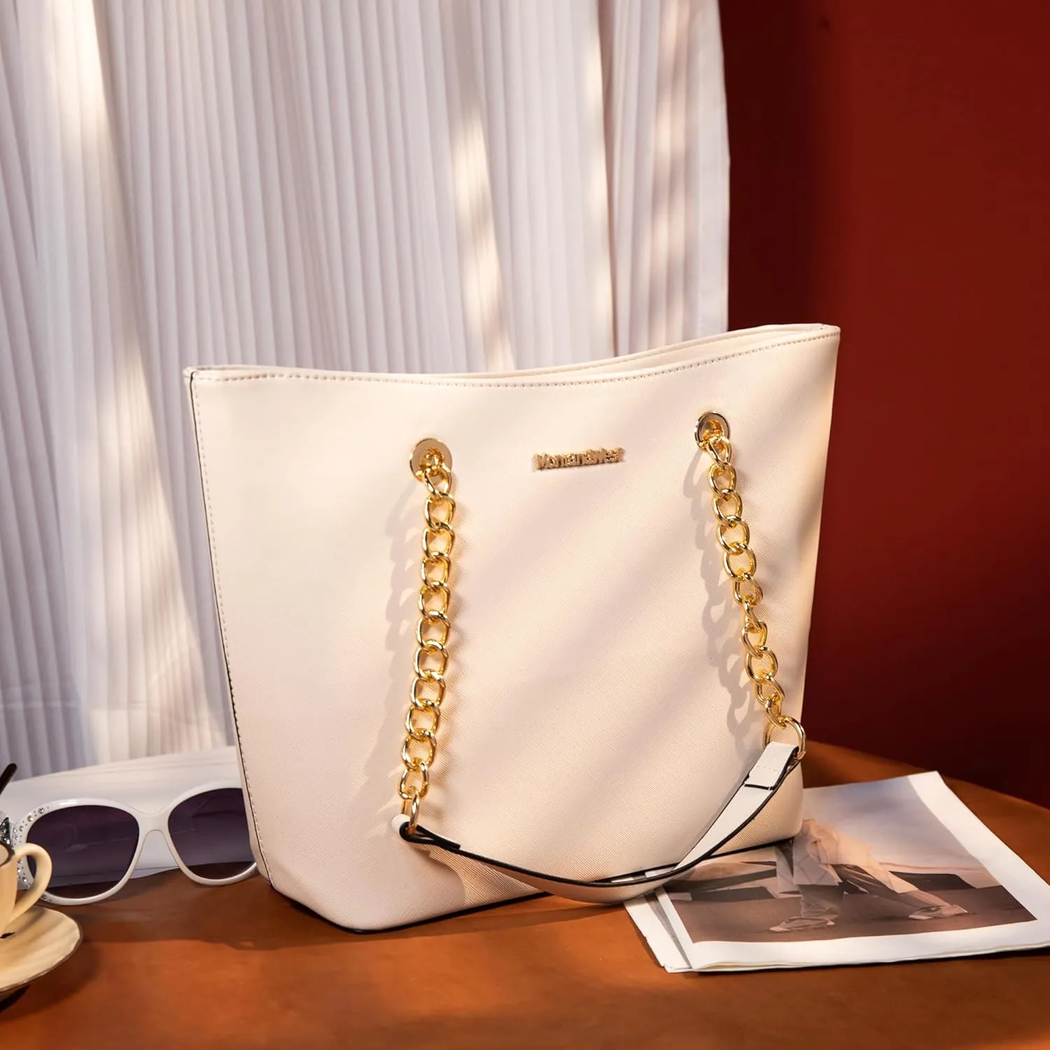 Montana West Tote Bag for Women Chain Top-handle Handbags