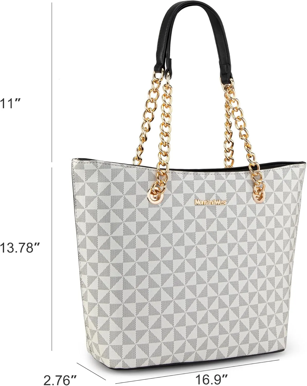 Montana West Tote Bag for Women Chain Top-handle Handbags