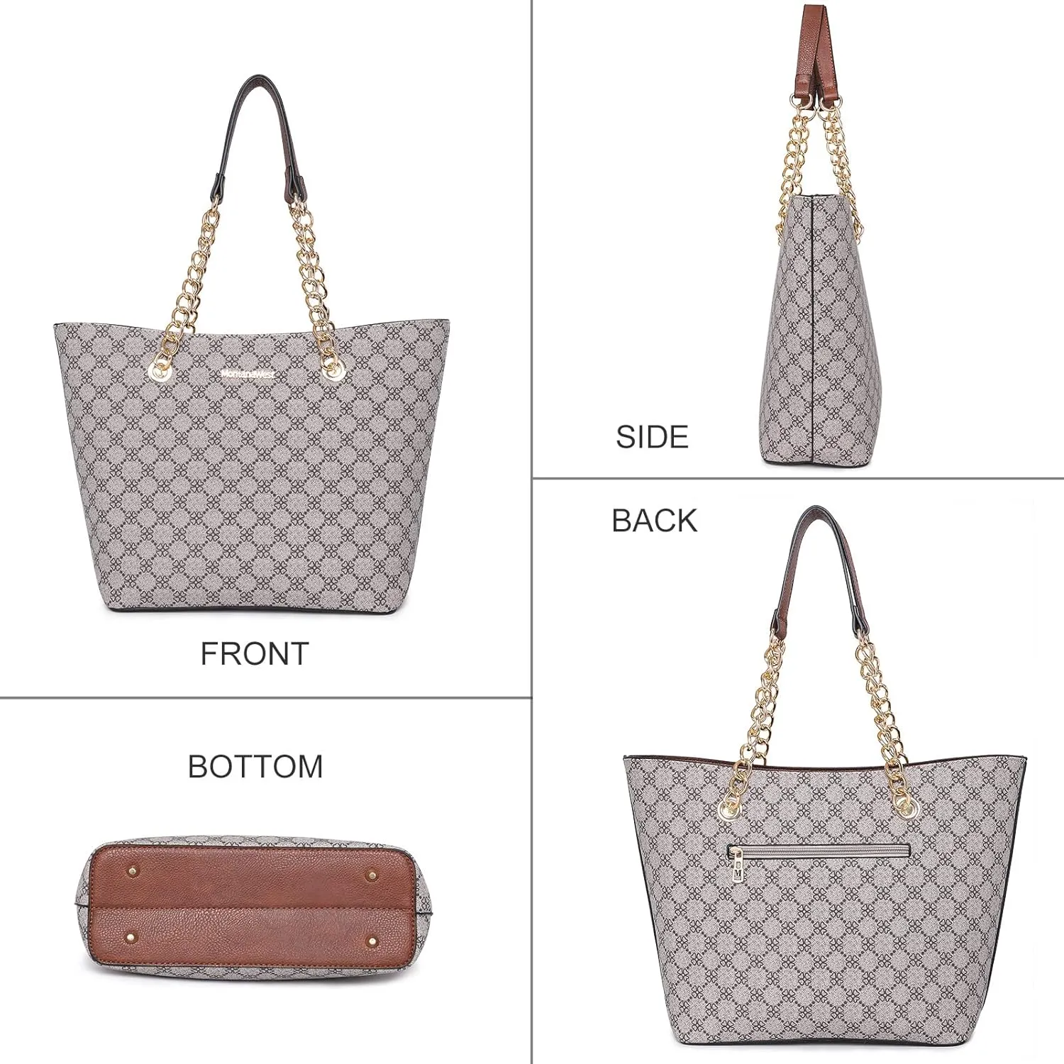 Montana West Tote Bag for Women Chain Top-handle Handbags