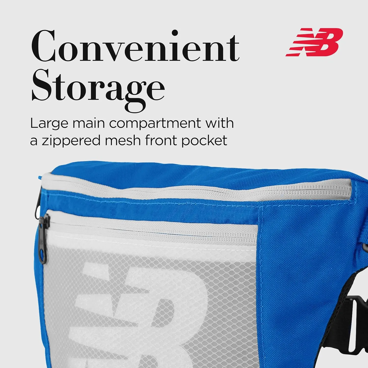 New Balance Fanny Pack, Core Performance Large Waist Bag for Men and Women