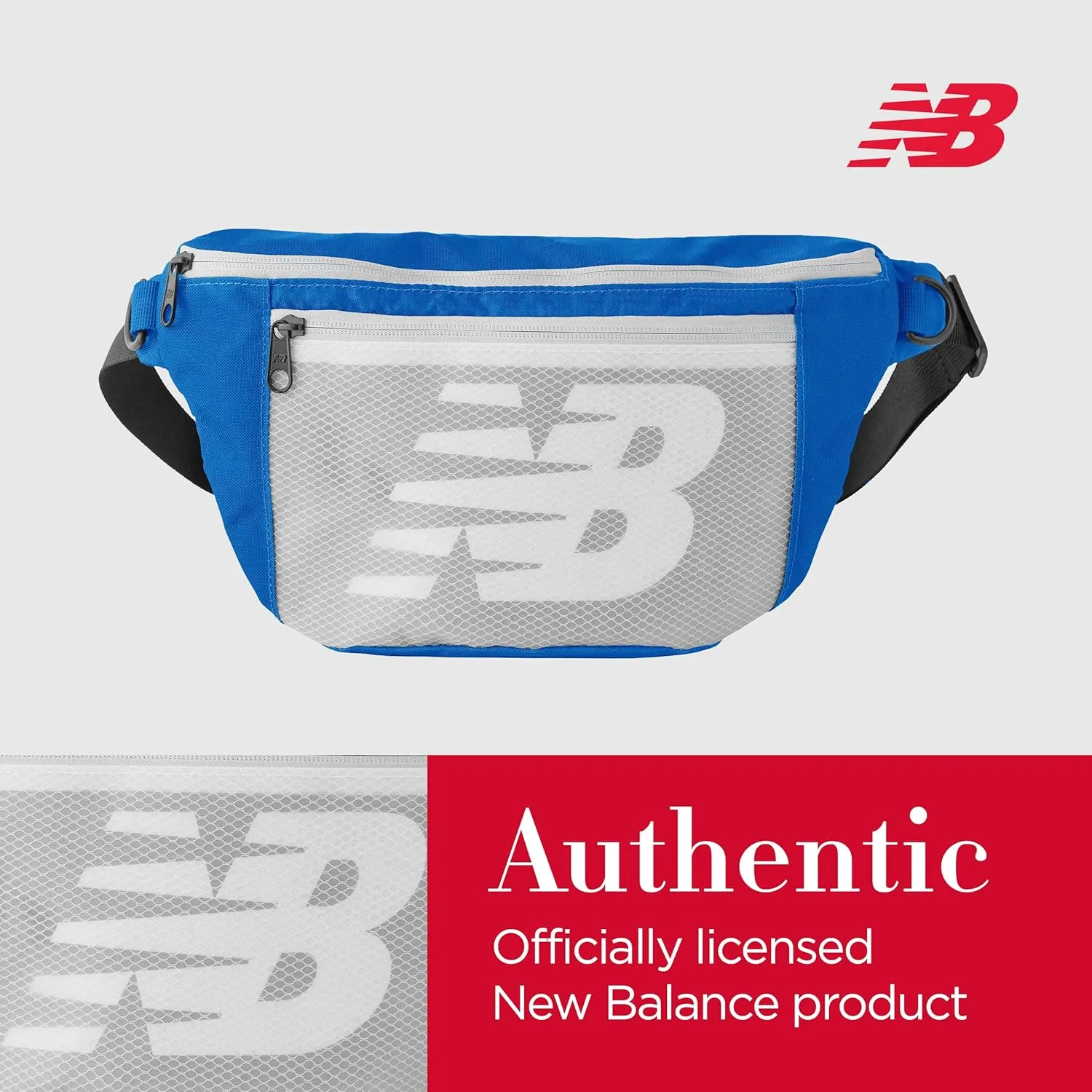 New Balance Fanny Pack, Core Performance Large Waist Bag for Men and Women