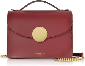 New Ondina Top Handle Shoulder Bag, Calf Leather, Gold Hardware, 8.5 x 6.3 x 3.5 inches