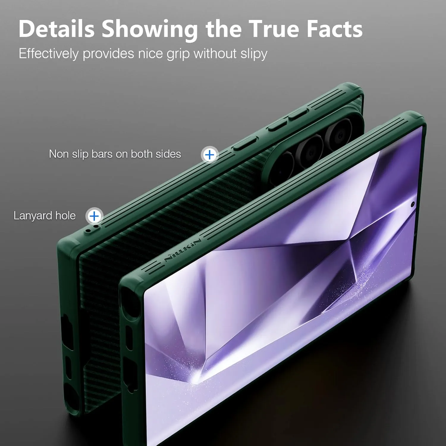 Nillkin for Samsung Galaxy S24 Ultra Case, Slide Camera Cover [Compatible with MagSafe] Military Grade Protection Shockproof Phone Case for Samsung Galaxy S24 Ultra 5G 6.8'' Green