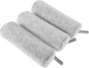NOLITOY Travel Essential: 3 Pack Felt Eyeglass Pouch for Glasses and Sunglasses Soft Compact Scratch Office or Outdoors