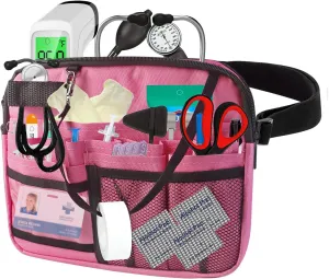 Nurse Fanny Pack, BOCZIF Nurse Pouch Waist Bag with Medical Gear Pockets, Tape Holder, and Utility Storage for Stethoscopes, Bandage Scissors & Emergency Supplies, Nurse Tool Belt for Women Men