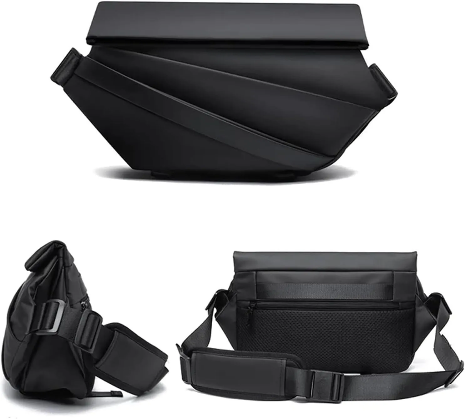 Obsidian Sling Bag, Crossbody for Men, Waterproof (Blue Black)