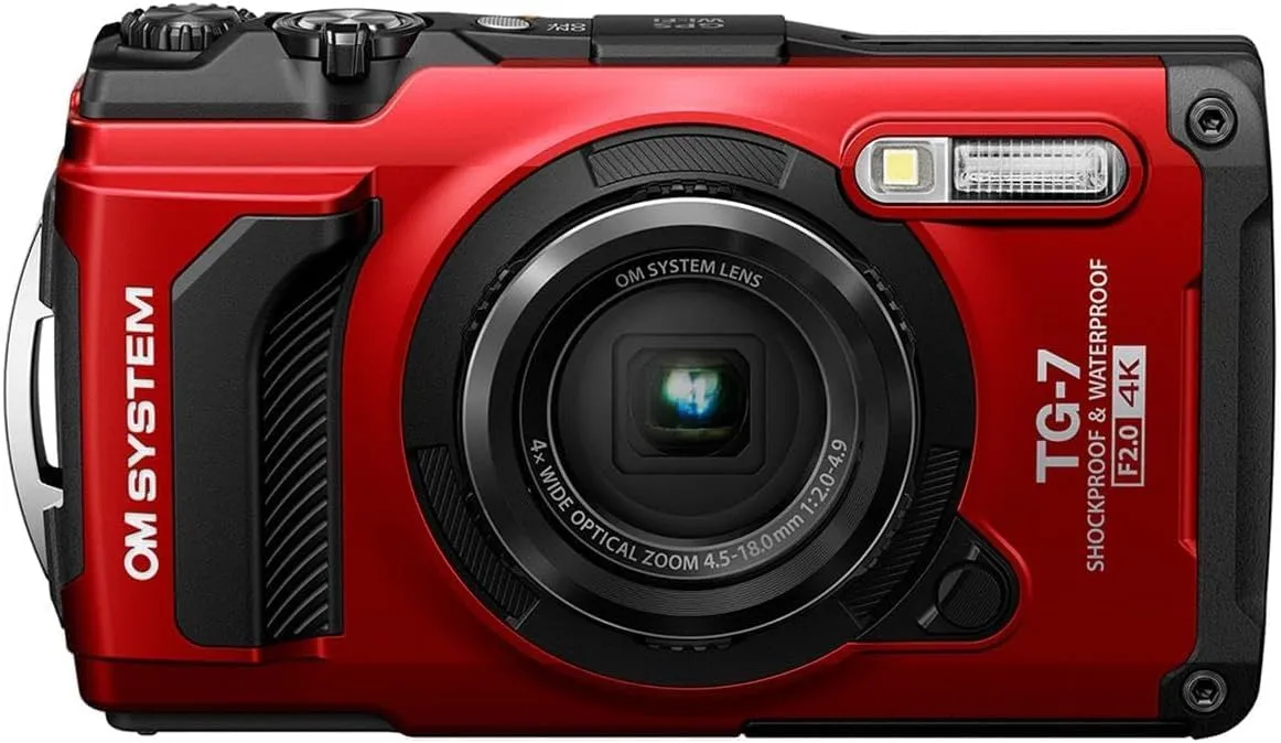 Olympus Tough TG-7 Digital Camera (Red)