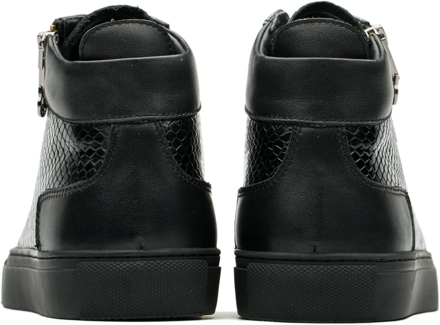 OPP Metallic Fashion Shoes for Men High-top Luxury Casual Lace-Up Leather Sneakers Men Designer