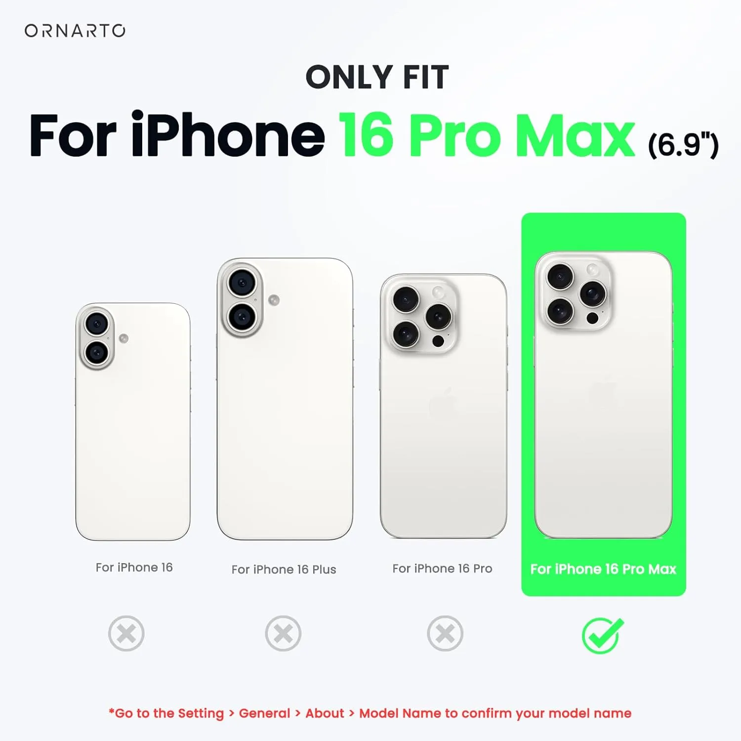 ORNARTO Compatible with iPhone 16 Pro Max Case 6.9", Slim Liquid Silicone 3 Layers Soft Gel Rubber Shockproof Protective Case with Anti-Scratch Microfiber Lining-Blue