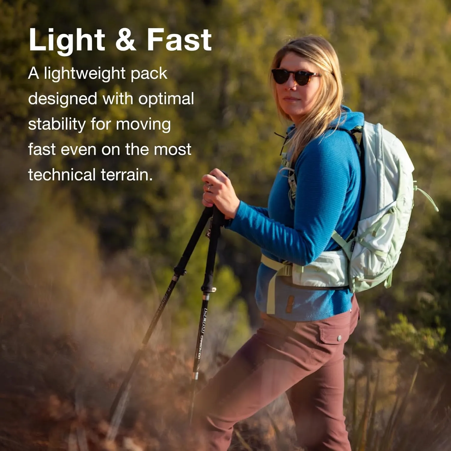 Osprey Tempest 11L Women's Lightweight Hiking Backpack with Hipbelt, Black/Coal Grey