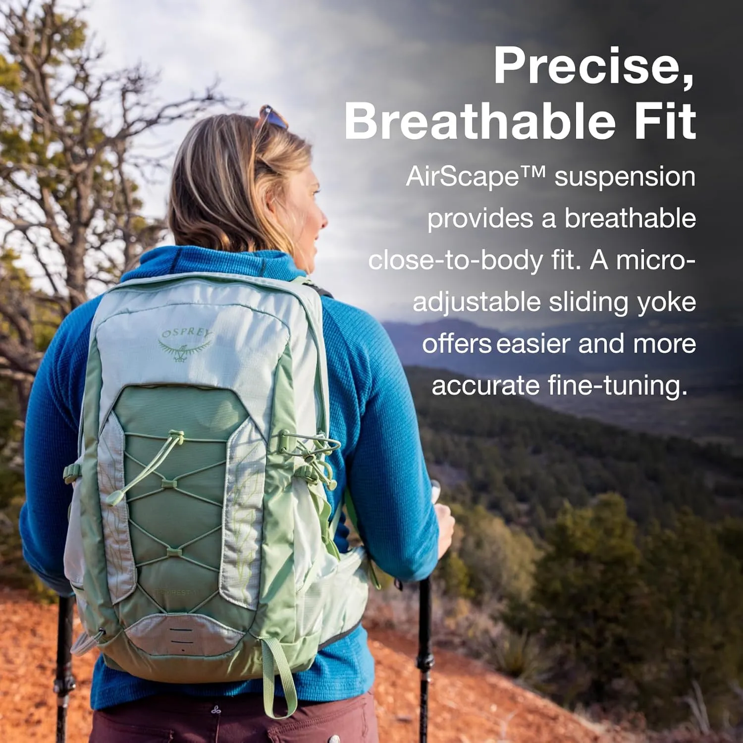 Osprey Tempest 11L Women's Lightweight Hiking Backpack with Hipbelt, Black/Coal Grey