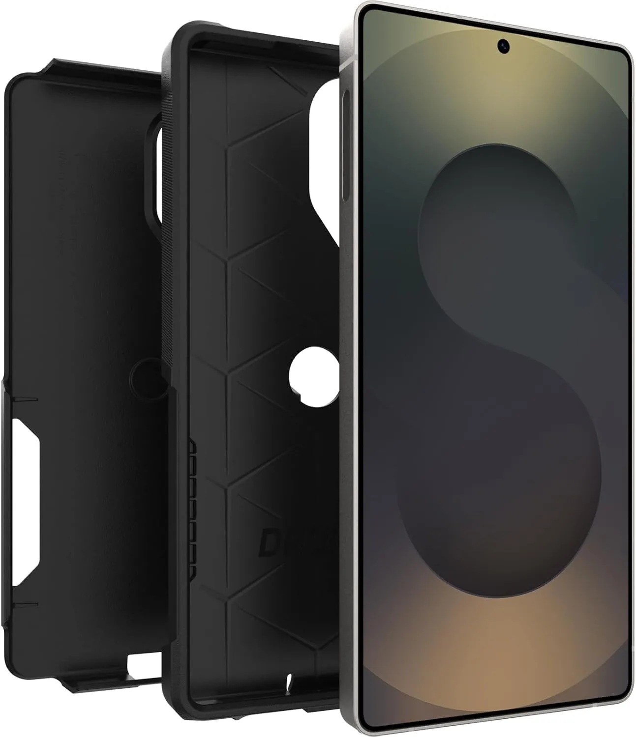 OtterBox Commuter Case for Samsung Galaxy S25 Ultra, Shockproof, Drop Proof, Rugged, Protective Case, 3X Tested to Military Standard, Black