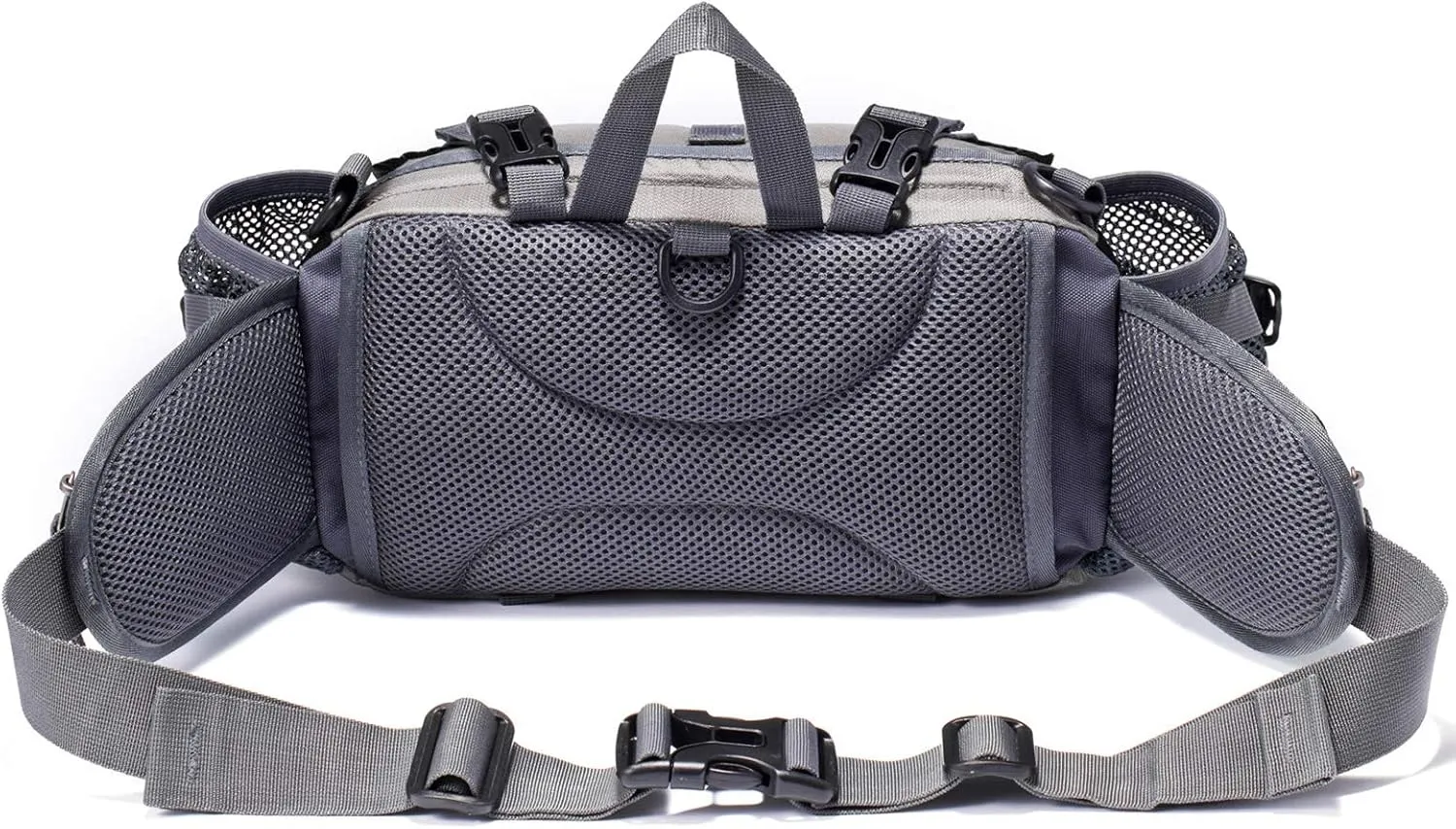 Outdoor Fanny Pack Hiking Fishing Waist bag 2 Water Bottle Holder Lumbar Pack
