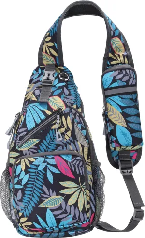 Oxford Small Sling Bag - Crossbody Backpack Casual Packs with Headphone Jack