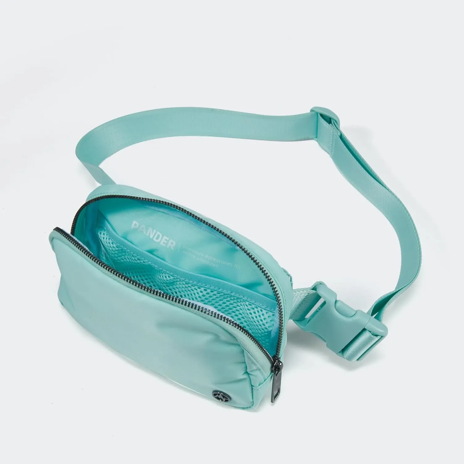 Pander Belt Bag for Women, Fashion Waist Packs, Crossbody Bags, Everywhere Belt Bag with Adjustable Strap (Pale Turquoise).