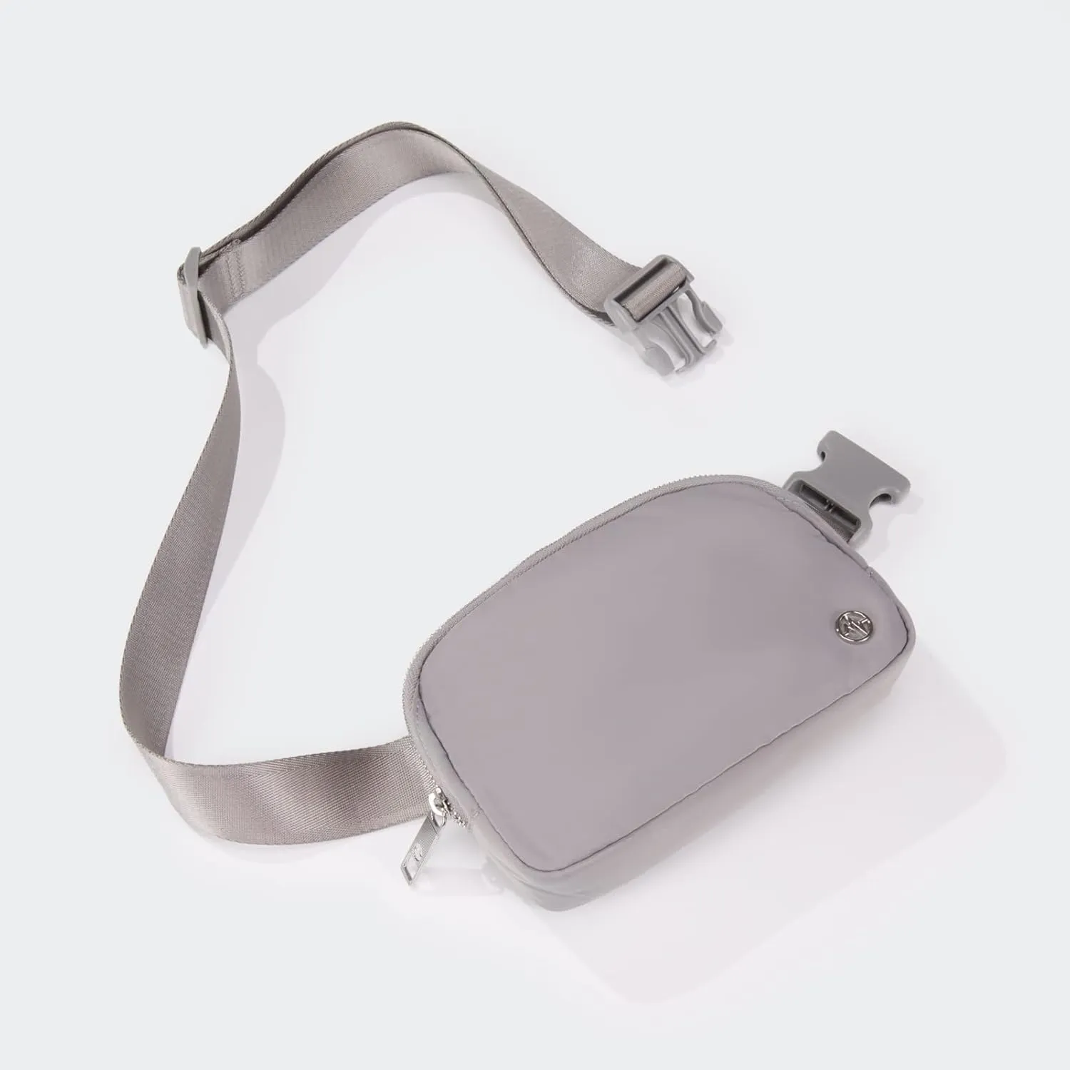 Pander Belt Bag for Women, Fashion Waist Packs, Crossbody Bags with Adjustable Strap (Light Grey).