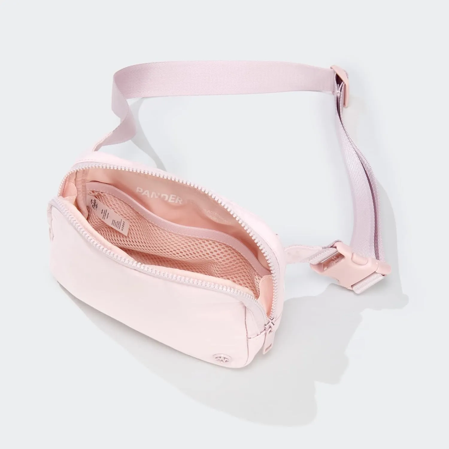 Pander Belt Bag Large 2L, Waterproof Everywhere Fanny Pack Purse for Women and Men with Adjustable Strap.