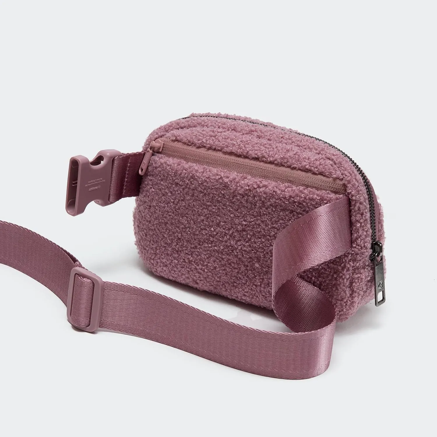Pander Fanny pack Everywhere Fleece Belt Bag for Women and Men with Adjustable strap Belt, 1L. (Purple Lavender)