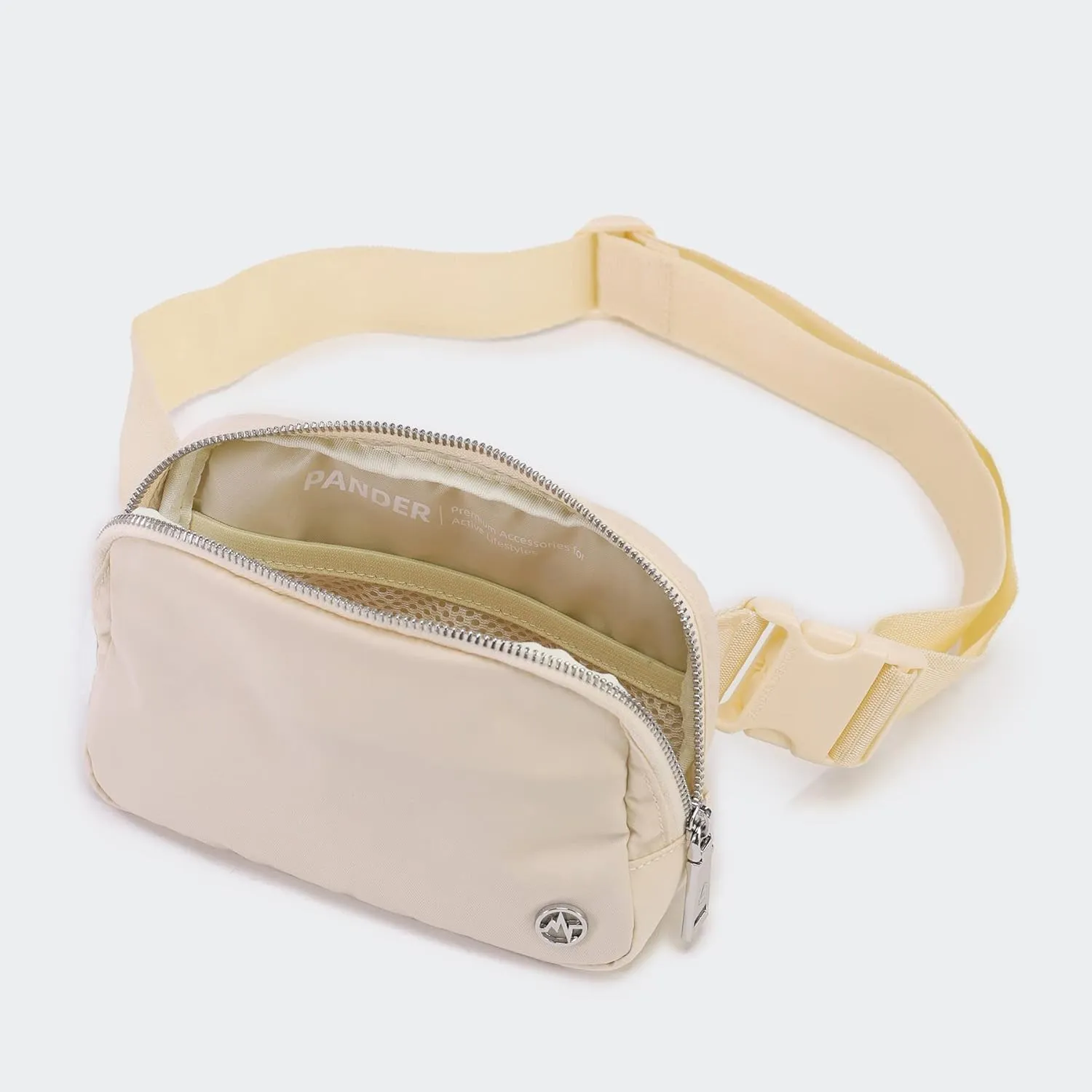 Pander Unisex Belt Bag Fanny Pack for Women with Adjustable Strap, Small Waist Pouch for Workout Running Traveling Hiking
