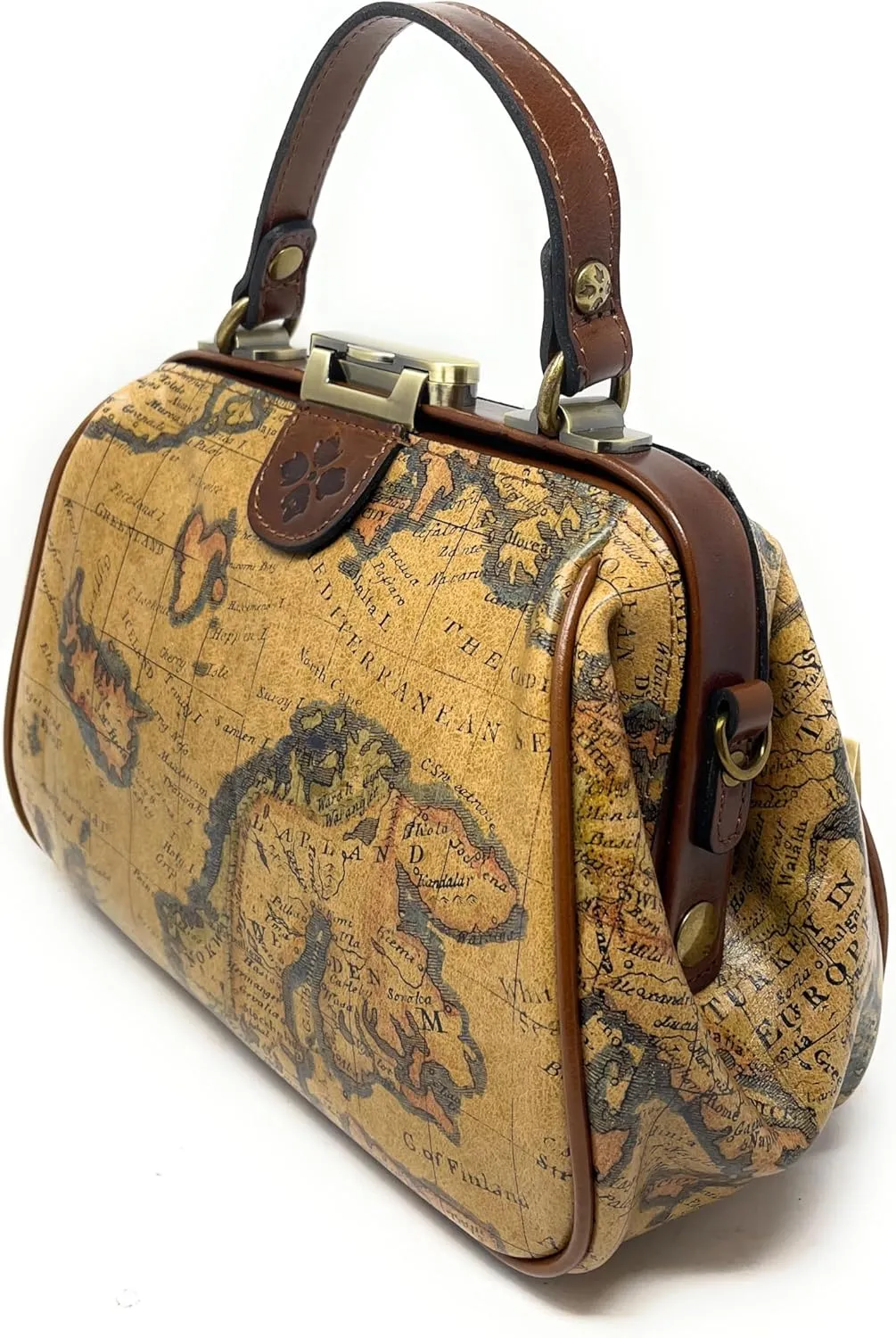 Patricia Nash Gracchi Satchel Leather Handbag Purse