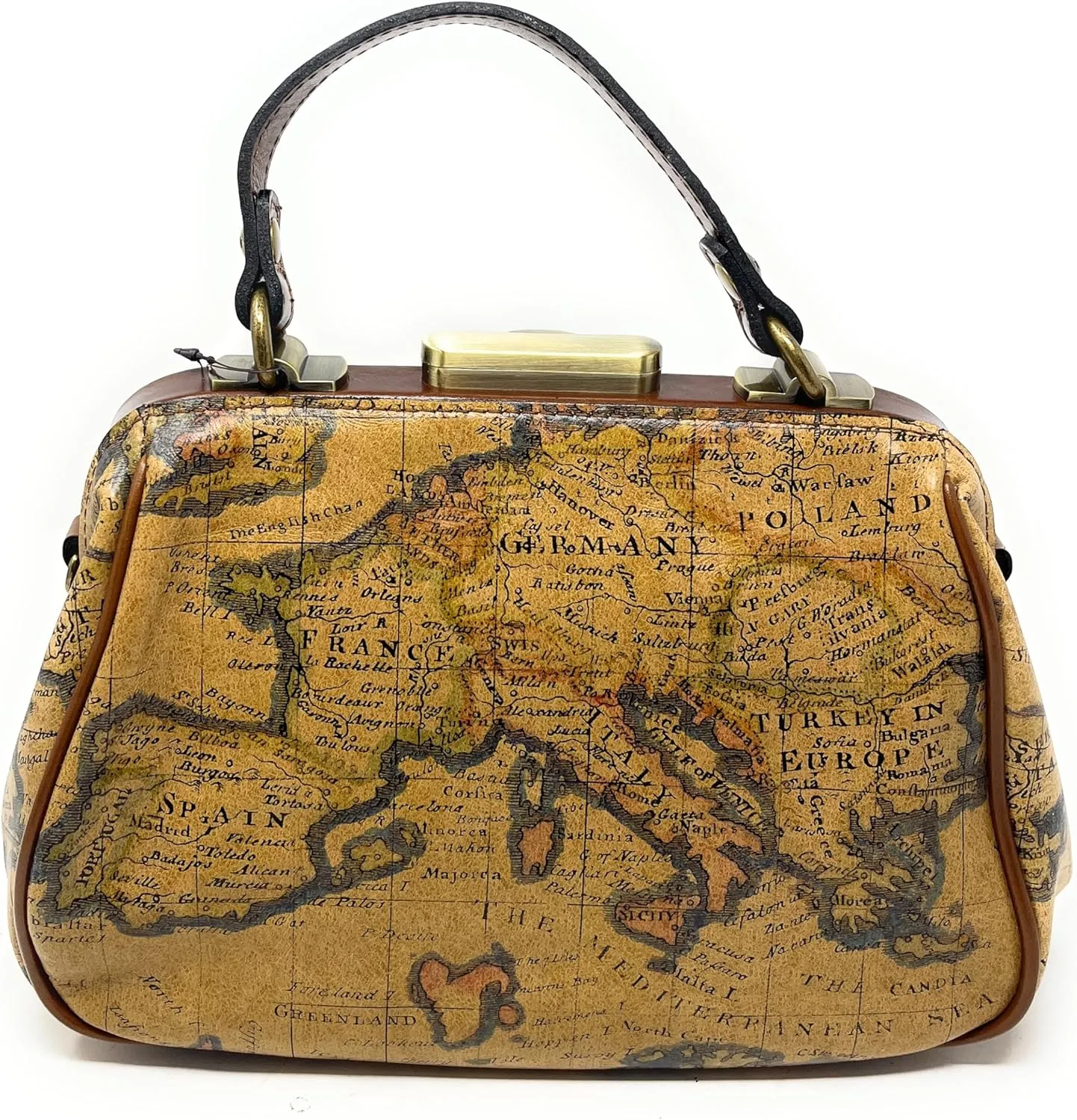 Patricia Nash Gracchi Satchel Leather Handbag Purse