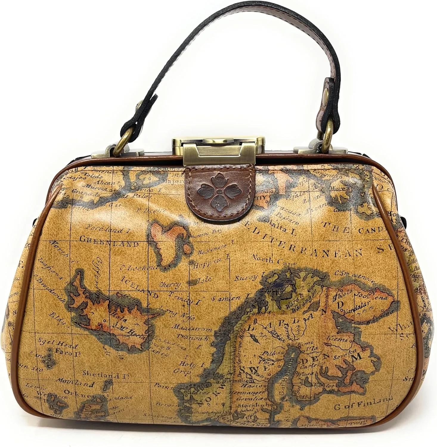 Patricia Nash Gracchi Satchel Leather Handbag Purse