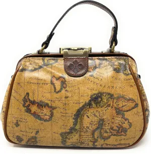 Patricia Nash Gracchi Satchel Leather Handbag Purse