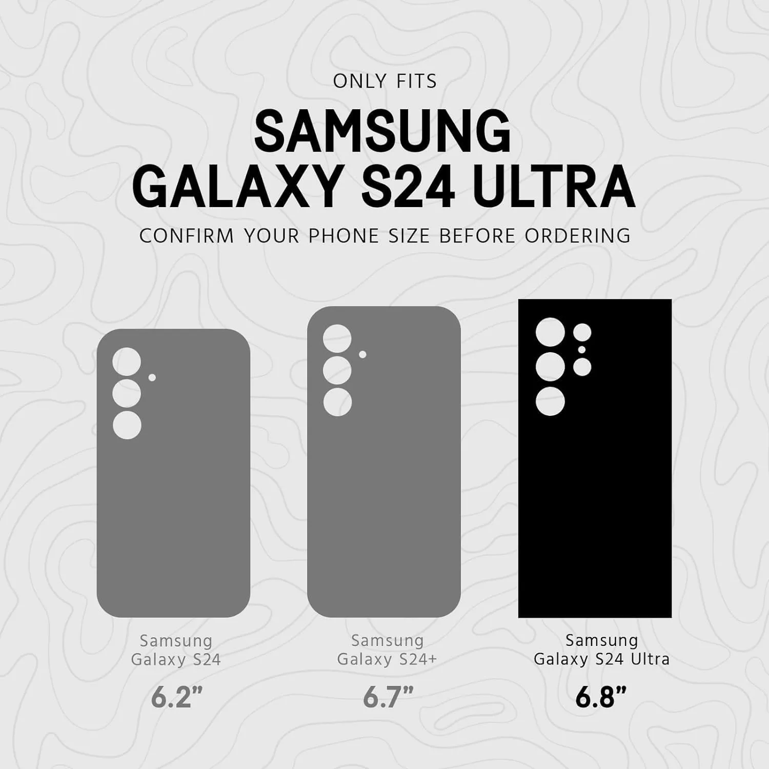 Pelican Shield - Samsung Galaxy S24 Ultra Case [6.8"] [Wireless Charging] [21ft MIL-STD Drop Protection] 2 Piece (Heavy Duty Cover and Belt Clip Holster Stand) Case for Samsung Galaxy S24 Ultra-Carbon