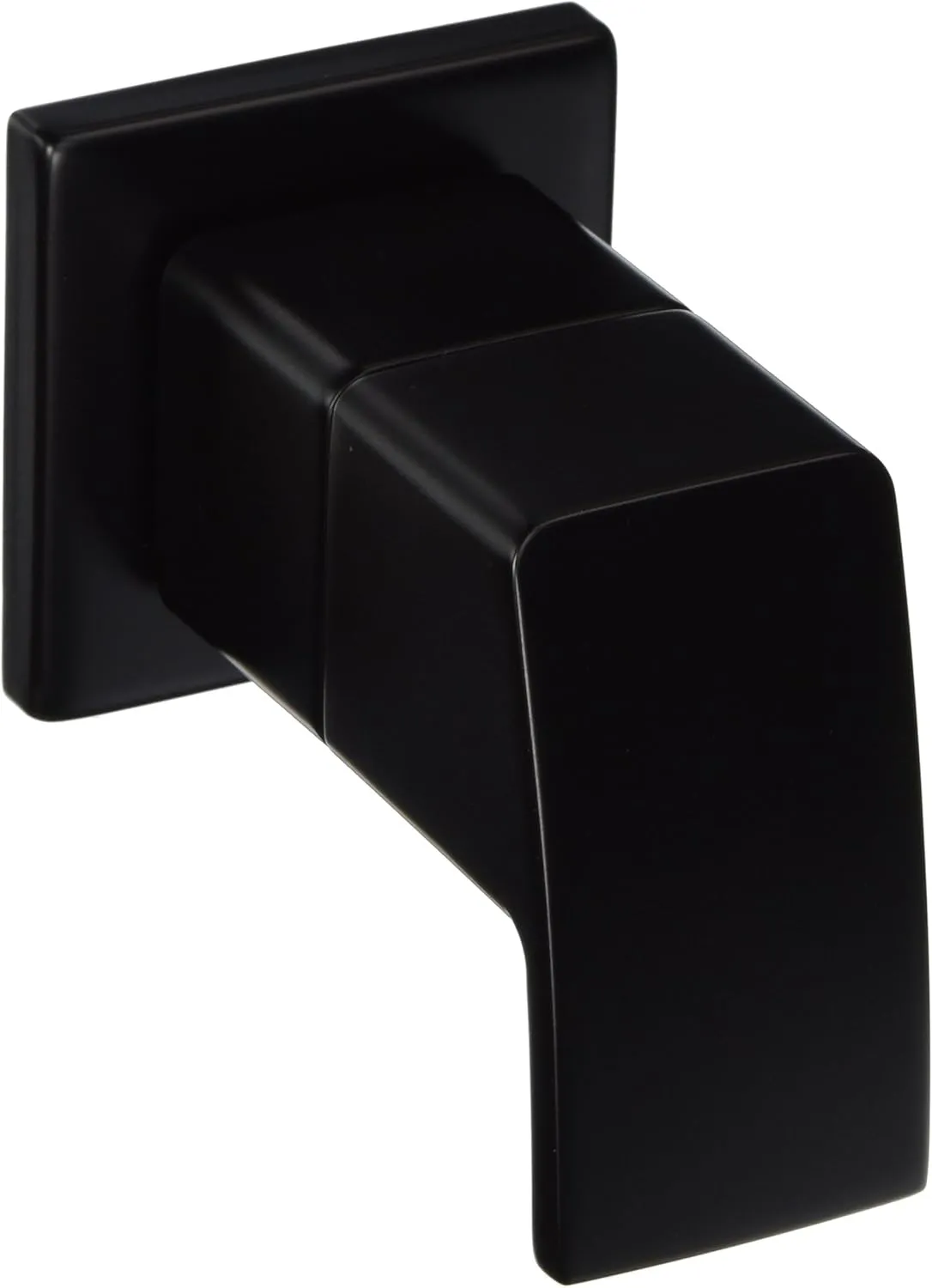 Pfister Kenzo Diverter Trim, Valve Not Included, 1-Handle, Mounting Hardware Included, Metal, Matte Black Finish, 016DF0B