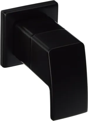 Pfister Kenzo Diverter Trim, Valve Not Included, 1-Handle, Mounting Hardware Included, Metal, Matte Black Finish, 016DF0B