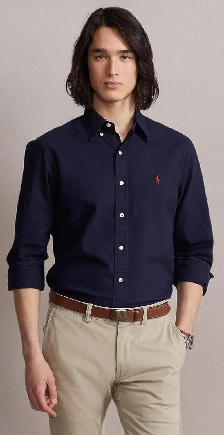 Polo Ralph Lauren Men's Classic Long Sleeve Oxford Shirt
