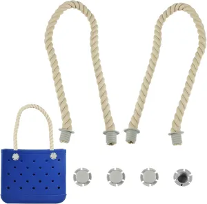 Practical Rope Handle PU Straps Replacement for Obag Canvas Rubber Bag EVA Tote Handbags Repair Classic Purse Accessories