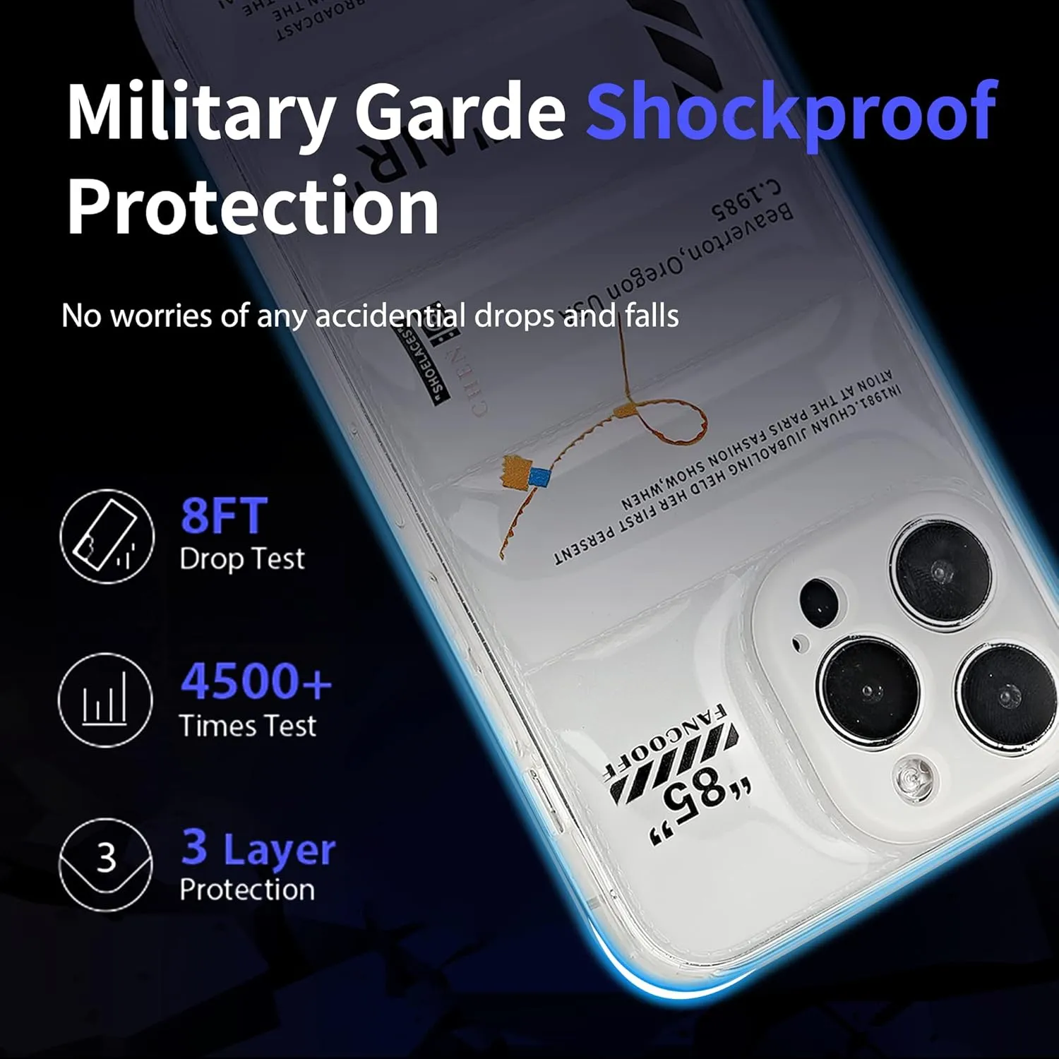 Puffer Case for iPhone 16, Clear White and Black, Cool Sport Shoes Pattern,Military Drop Protection Soft TPU Material Puffy Cover for iPhone 16 (White)