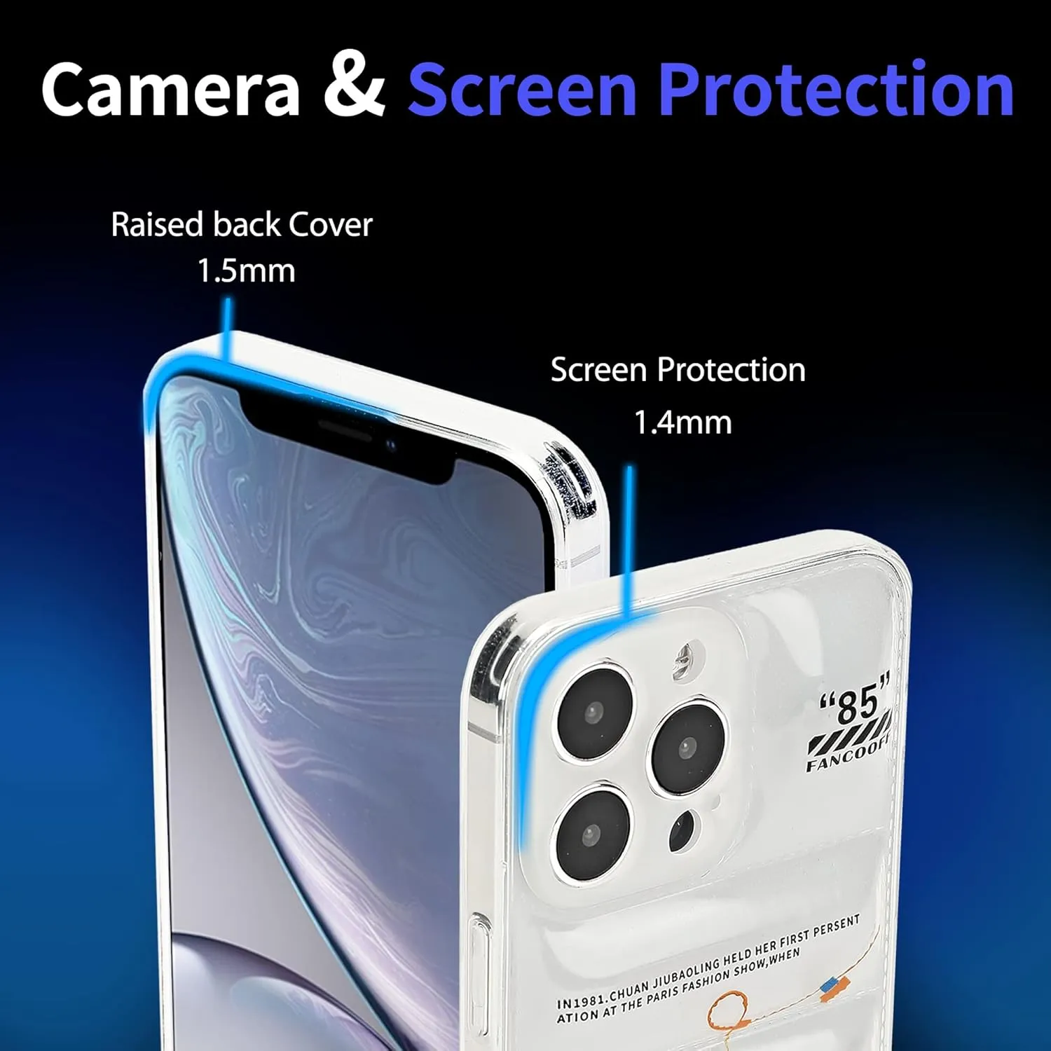 Puffer Case for iPhone 16, Clear White and Black, Cool Sport Shoes Pattern,Military Drop Protection Soft TPU Material Puffy Cover for iPhone 16 (White)