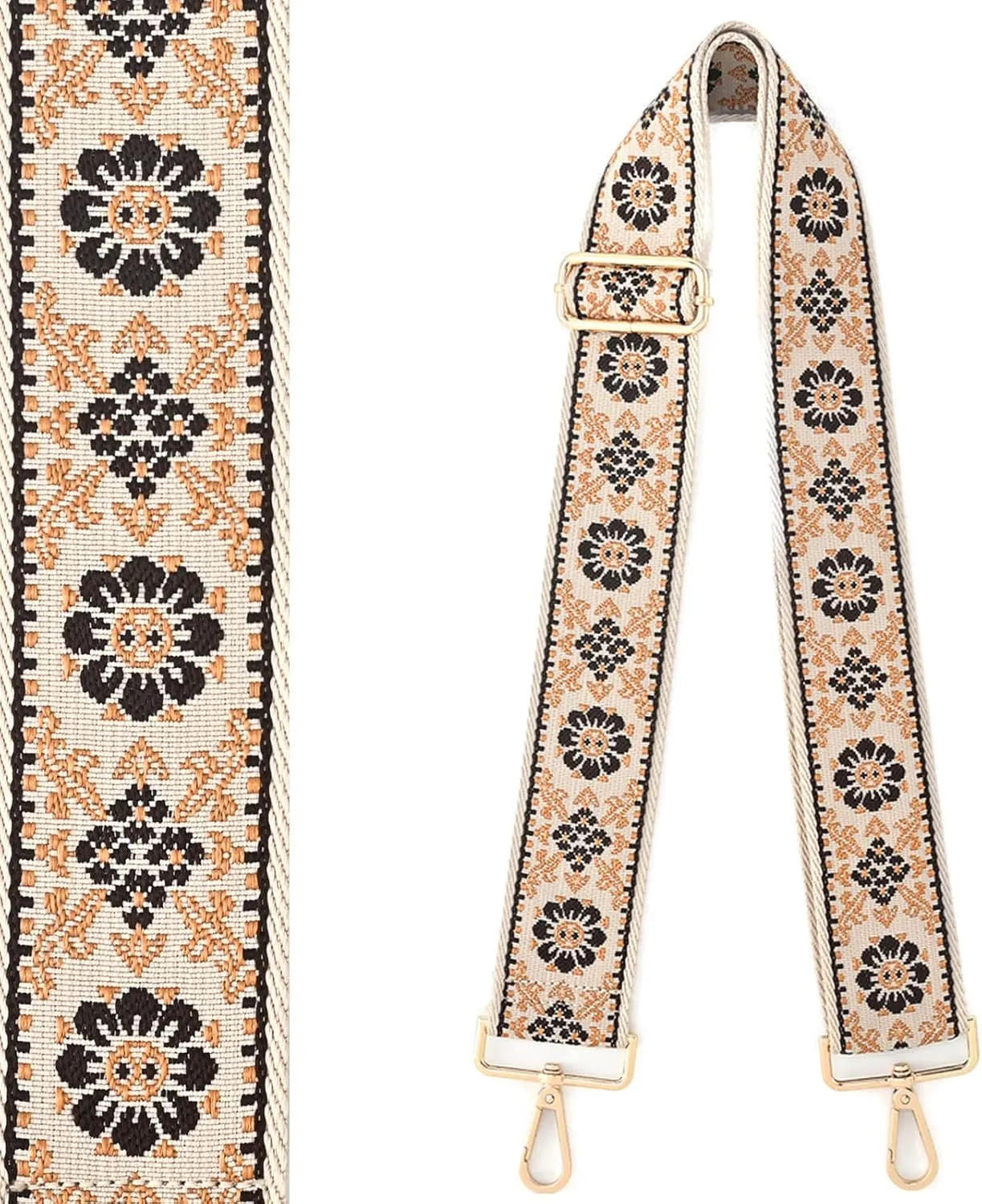 Purse Strap Wide Replacement Crossbody Strap Handbag Guitar Strap Purse Shoulder Strap Adjustable