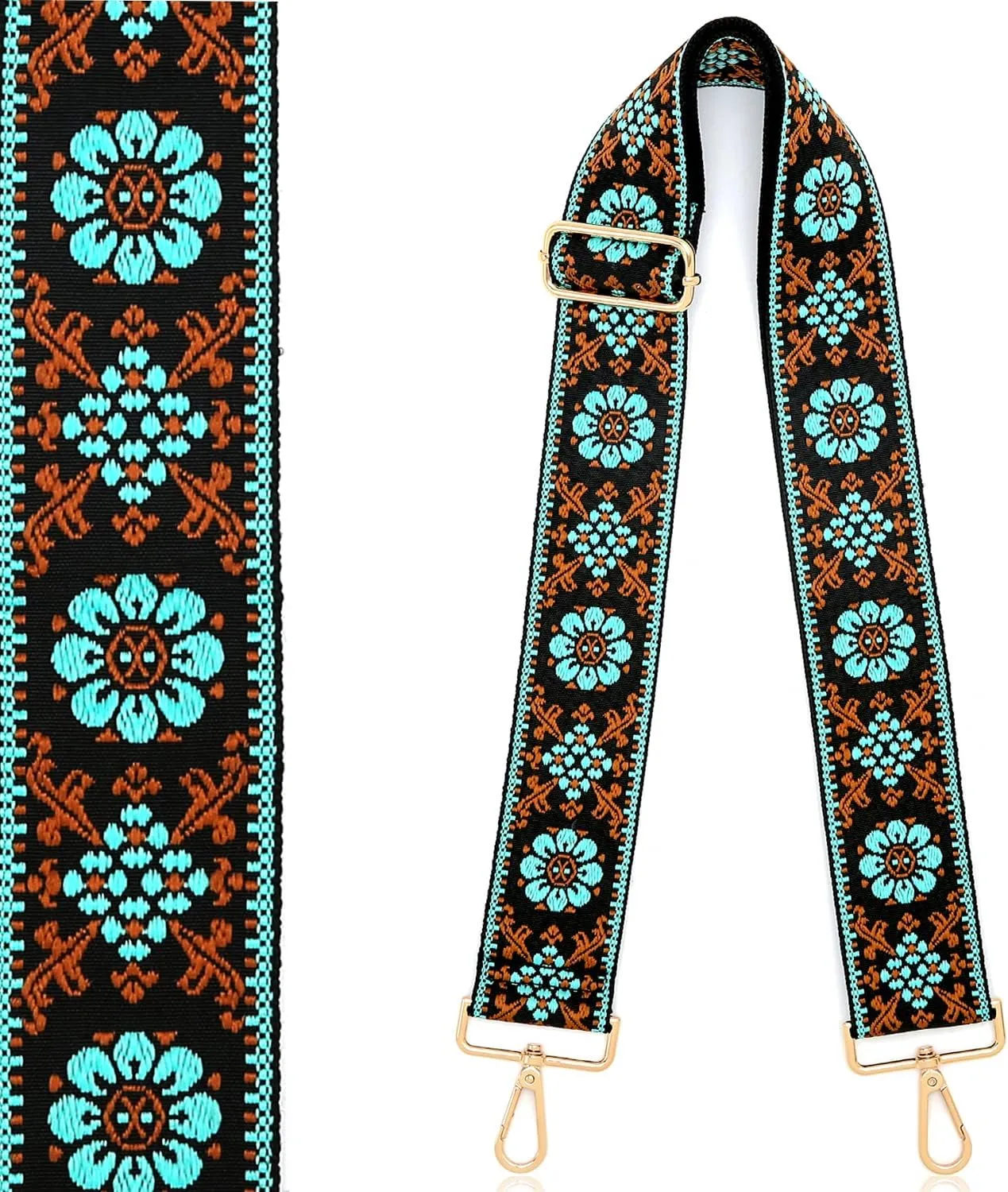 Purse Strap Wide Replacement Crossbody Strap Handbag Guitar Strap Purse Shoulder Strap Adjustable