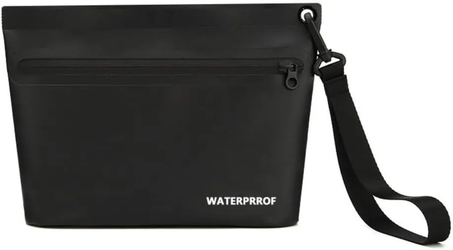 PVC leisure waterproof shoulder bag crossbody bag portable travel waterproof storage handbag wash bag
