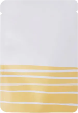 QQ Studio Pack of 100 Matte White Heat and Seal Aluminum Flat Food Safe Storage Open Packet Bags with Tear Notch (White-Orange, 3.94 inch x 5.91 inch)