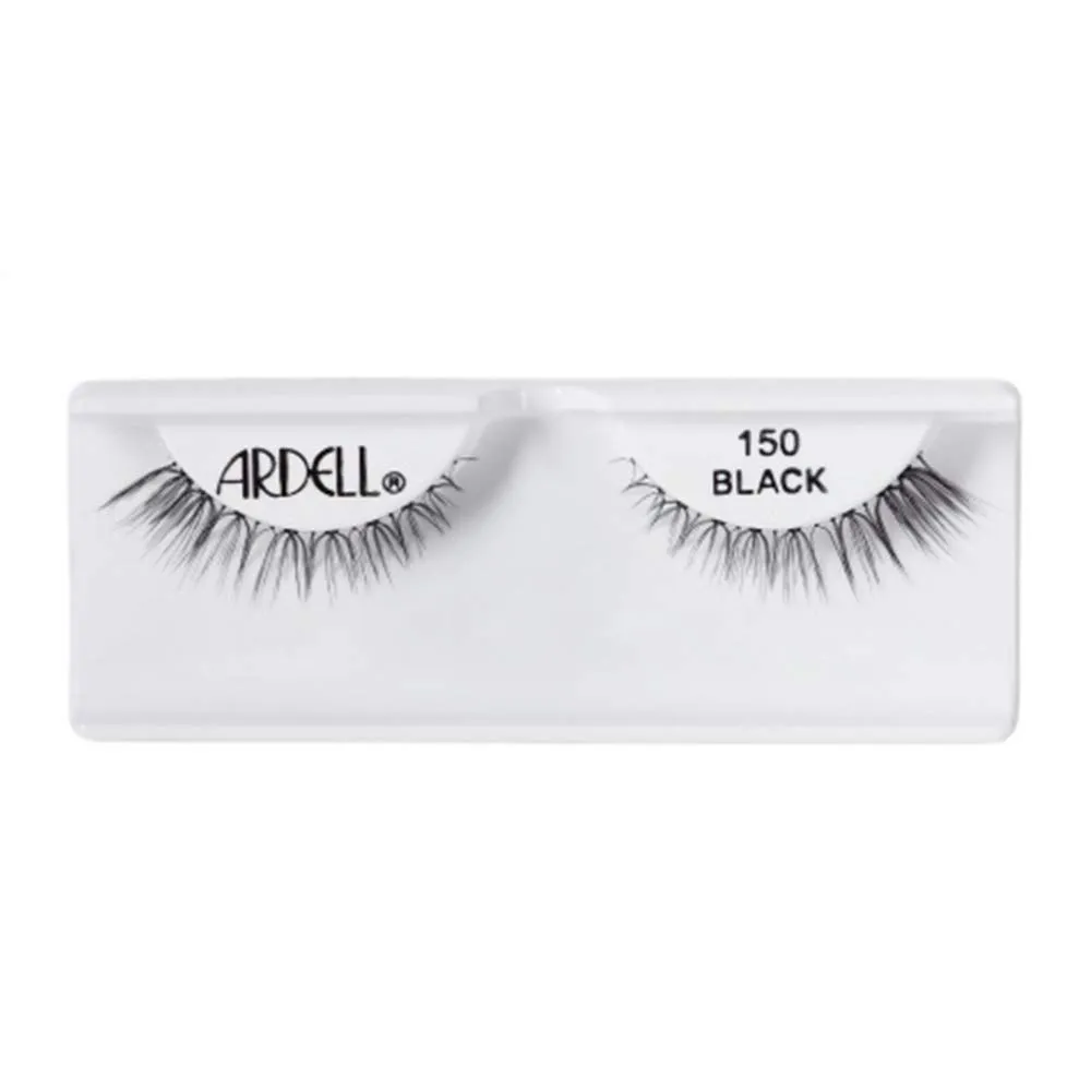 "Ardell False Eyelashes Soft Touch 150 - Black, Lightweight Tapered Tips for Natural Look Strip Lashes for Everyday Wear, 4 Pack "
