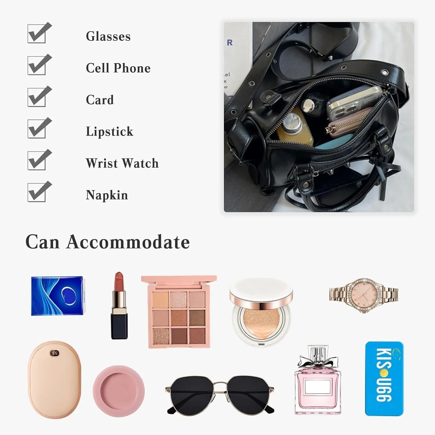 Retro Handbag Women's PU Leather Shoulder Rivet Crossbody Ladies Messenger Waterproof Top-handle Elegant Tote