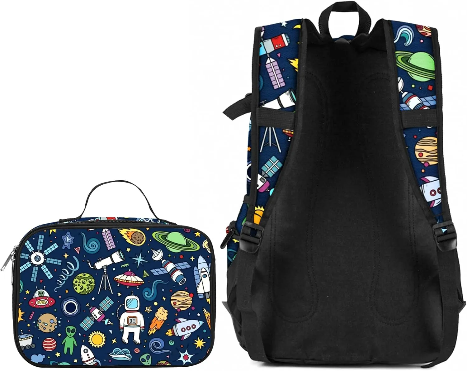 rickyh style Boys and Girls Kids Backpacks, Lightweight Backpack 18.5 x 13.75 x 8.75 Inches lunch bags 10 x 8 x 3.17 Inches Kids Backpacks for School and Travel, BPA Free