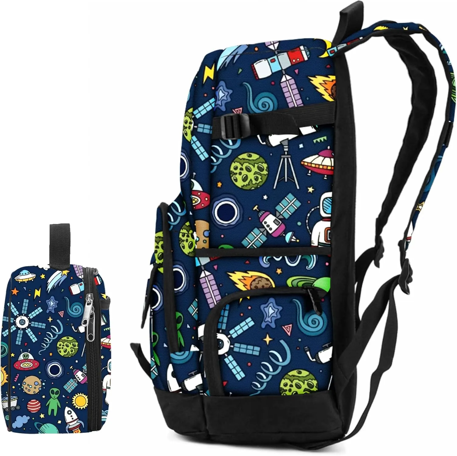 rickyh style Boys and Girls Kids Backpacks, Lightweight Backpack 18.5 x 13.75 x 8.75 Inches lunch bags 10 x 8 x 3.17 Inches Kids Backpacks for School and Travel, BPA Free