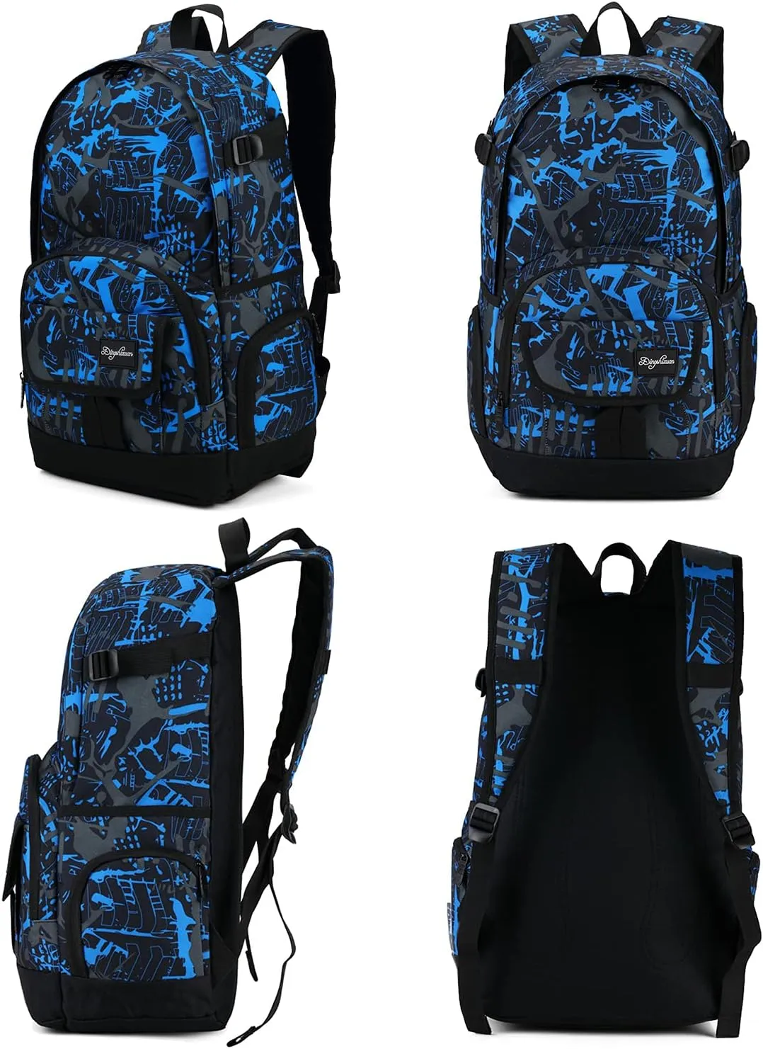 rickyh style School Backpack Travel Bag for Men & Women Lightweight College Back Pack with Laptop Compartmen