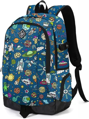 rickyh style School Backpack Travel Bag for Men & Women Lightweight College Back Pack with Laptop Compartmen