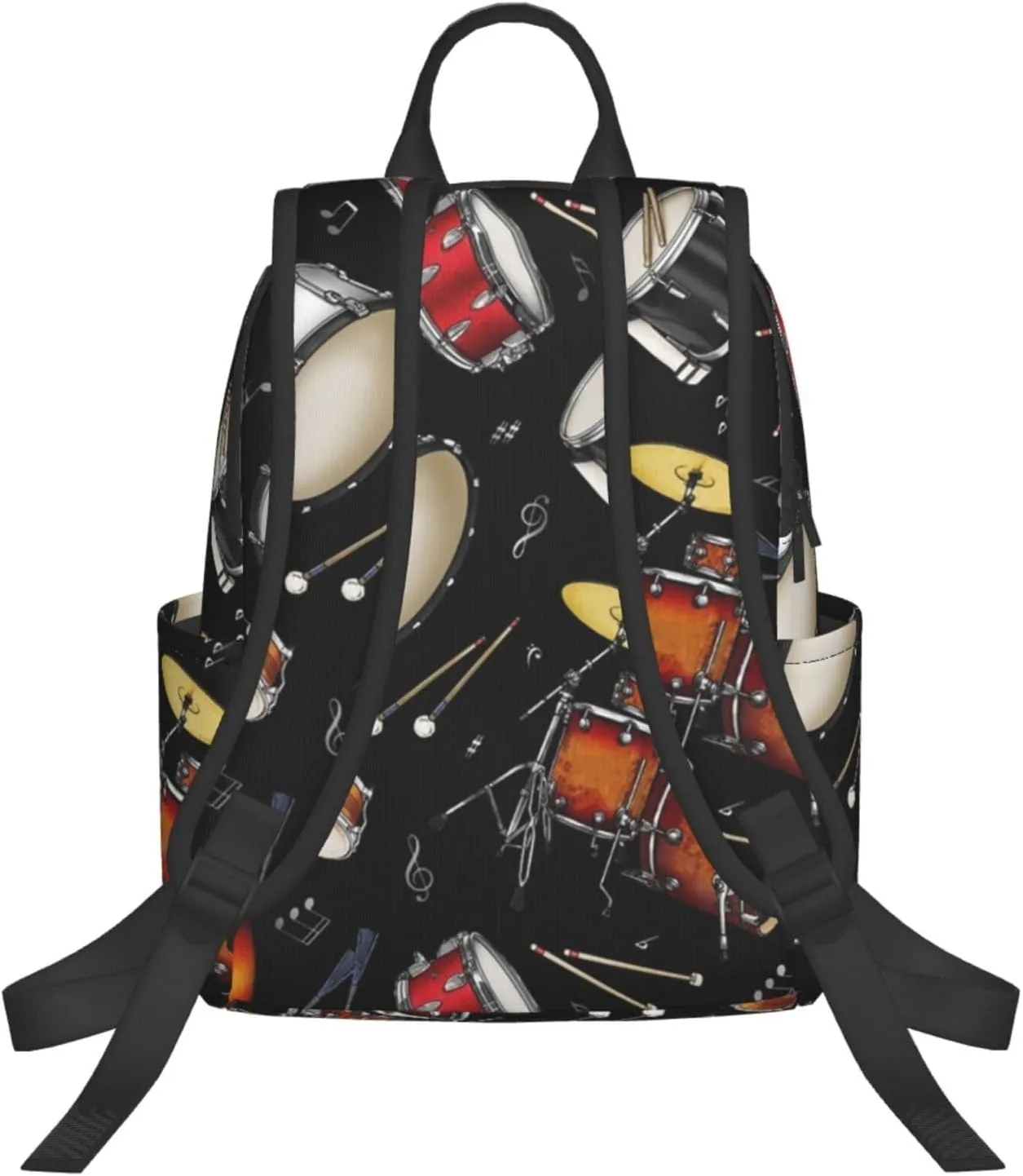 Rock Drum Stand backpack bookbags casual laptop lightweight bag travel laptop daypack