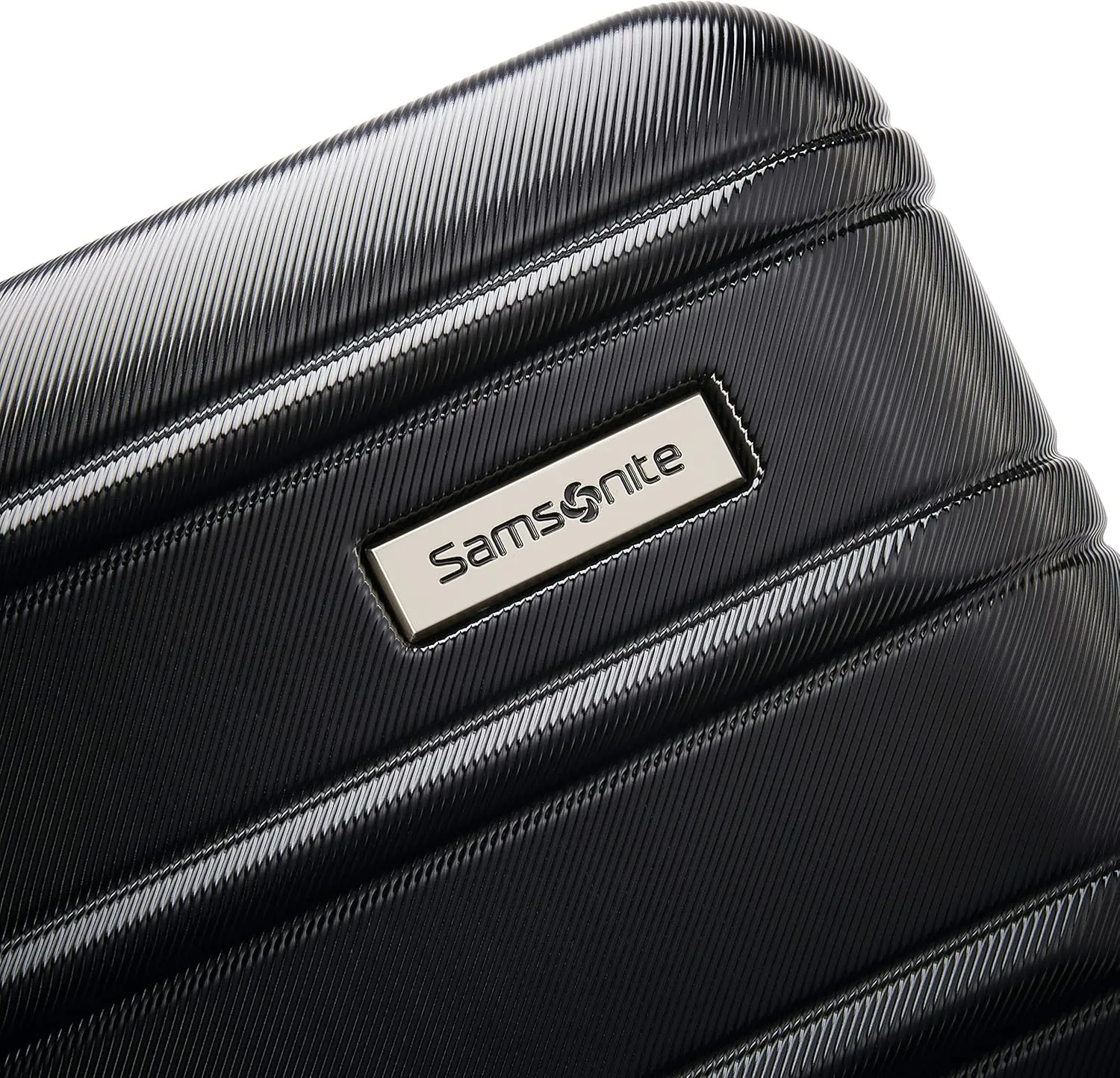 Samsonite Omni 2 Hardside Expandable Luggage with Spinner Wheels, PRO 2PC SET (CO/M), Midnight Black