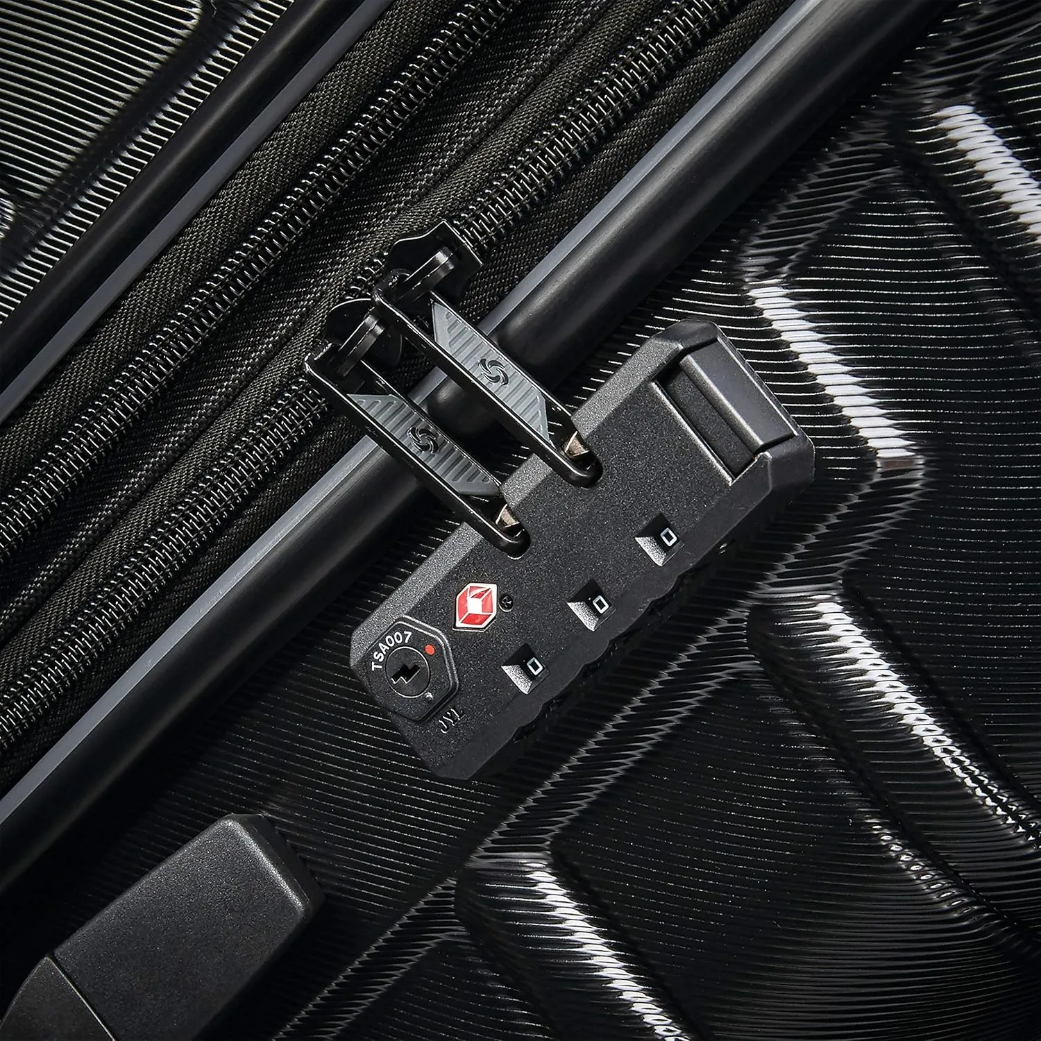 Samsonite Omni 2 Hardside Expandable Luggage with Spinner Wheels, PRO 2PC SET (CO/M), Midnight Black