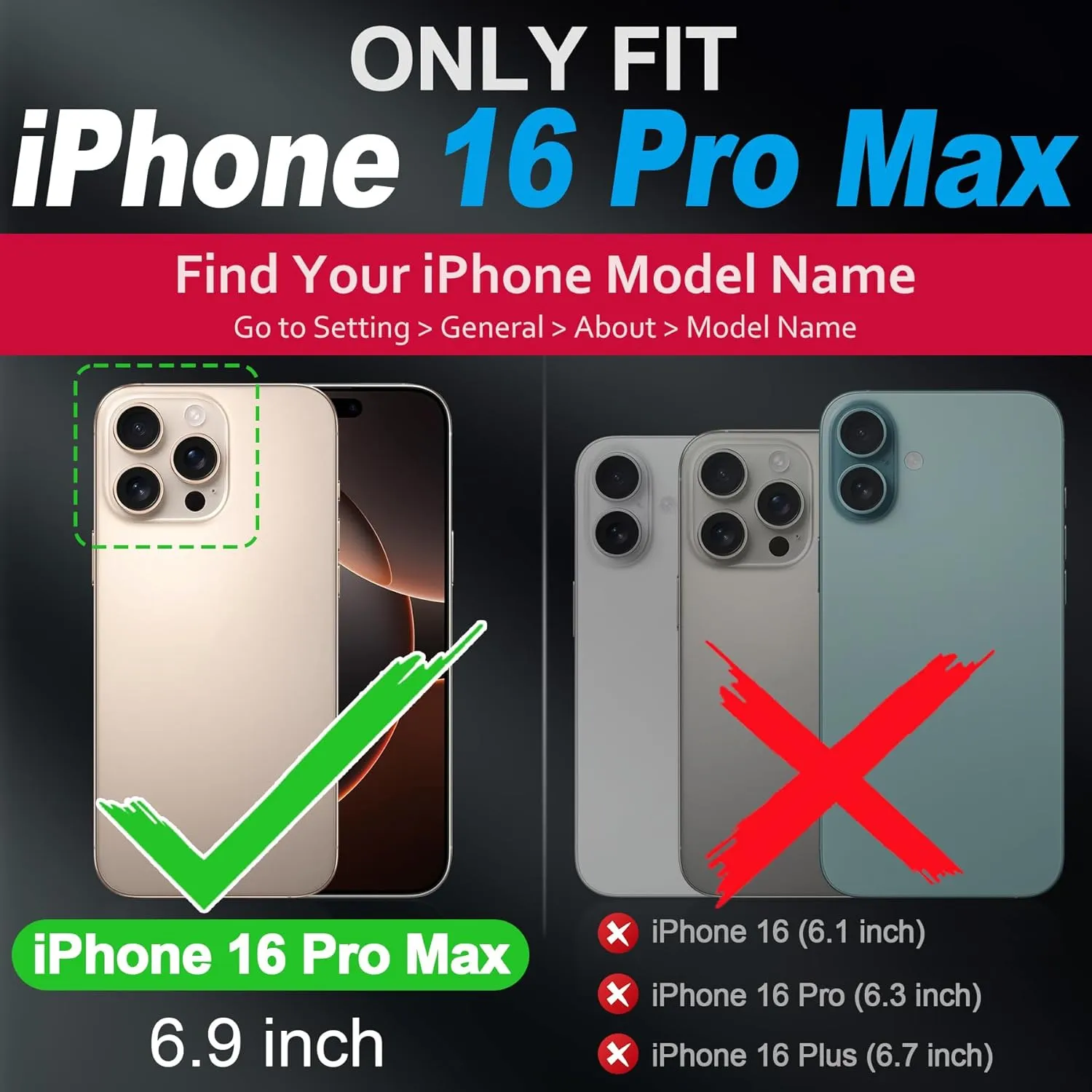 SHIELDON Genuine Leather Case for iPhone 16 Pro Max, Magnetic Wireless Charging Non-Slip Microfiber Lining Anti-Scratch Shockproof Phone Case Compatible with iPhone 16 Pro Max - Retro Light Brown
