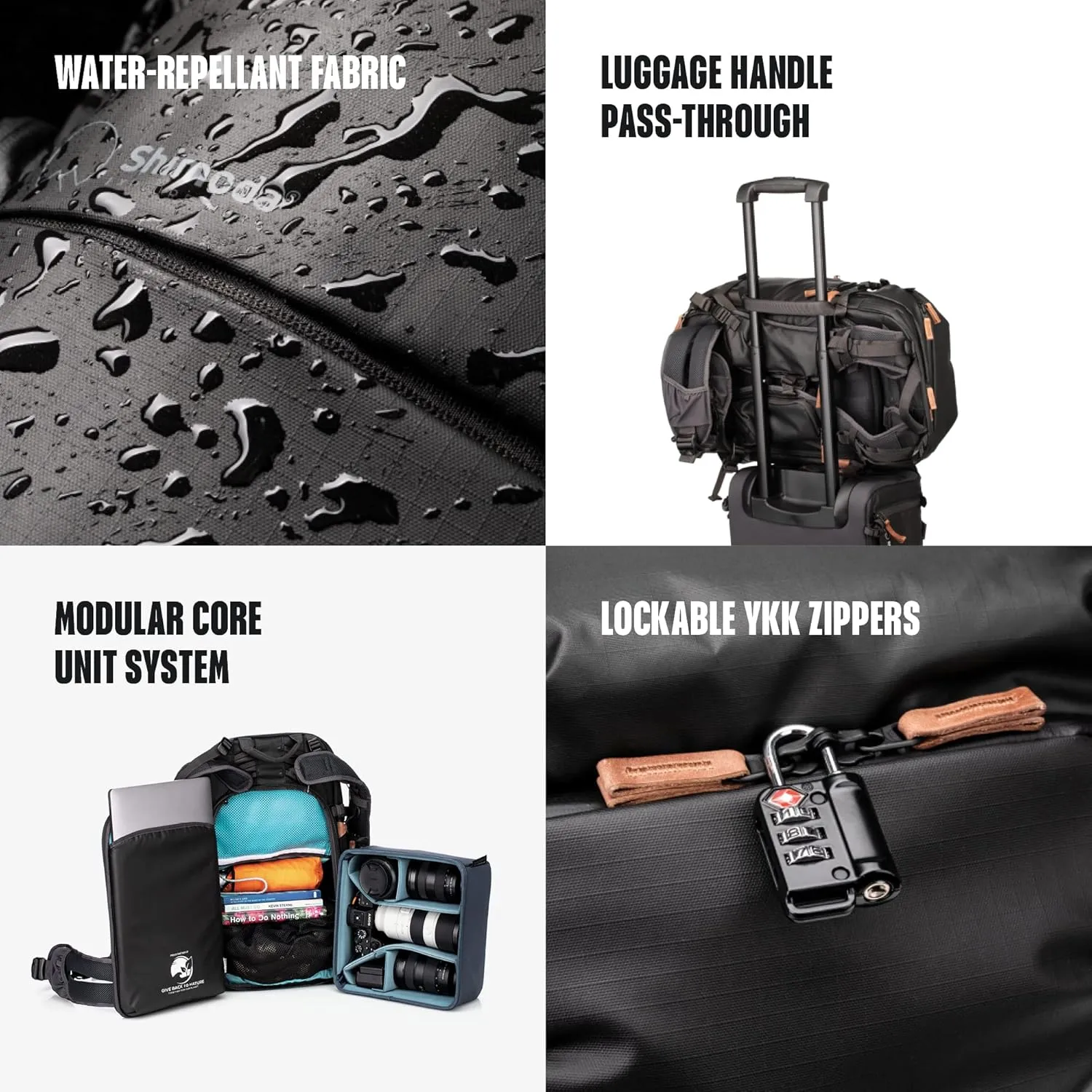 Shimoda Explore V2 30 Liter Adventure Backpack, Medium, Black