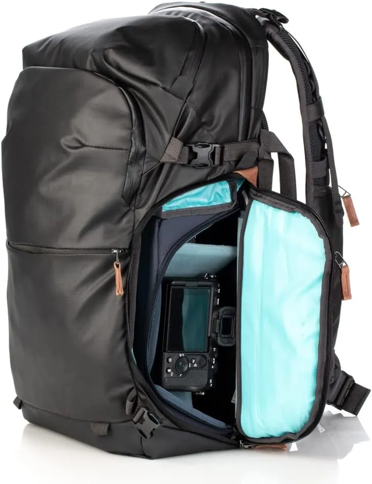 Shimoda Explore V2 30 Water Resistant Camera Backpack - Fits DSLR, Mirrorless Cameras, Batteries & Lenses - Medium Mirrorless V2 Core Unit Modular Camera Insert Included - Black (520-156)